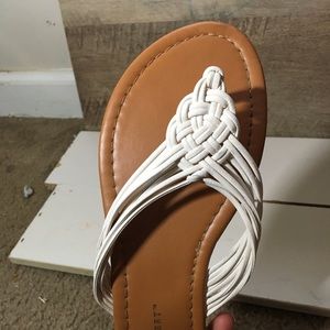 Charles Albert White Sandals